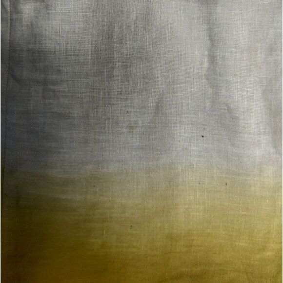 J. Crew women's ombre Yellow Beige linen colorful office pencil skirt Size 2 - Picture 4 of 7